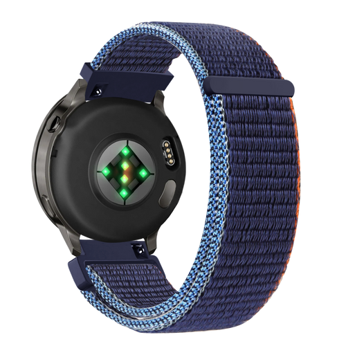 Bandz Garmin Forerunner 245 Nylon Loop Strap (Dark Blue Mix)
