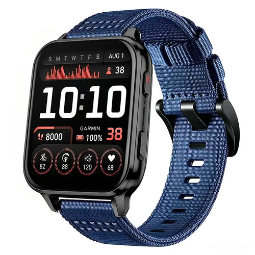 Bracelet nylon à boucle Garmin Venu X1 (bleu)