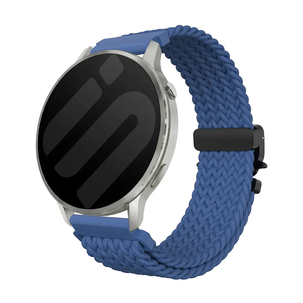 Bracelet tressé boucle en P Garmin Forerunner 170 (bleu)