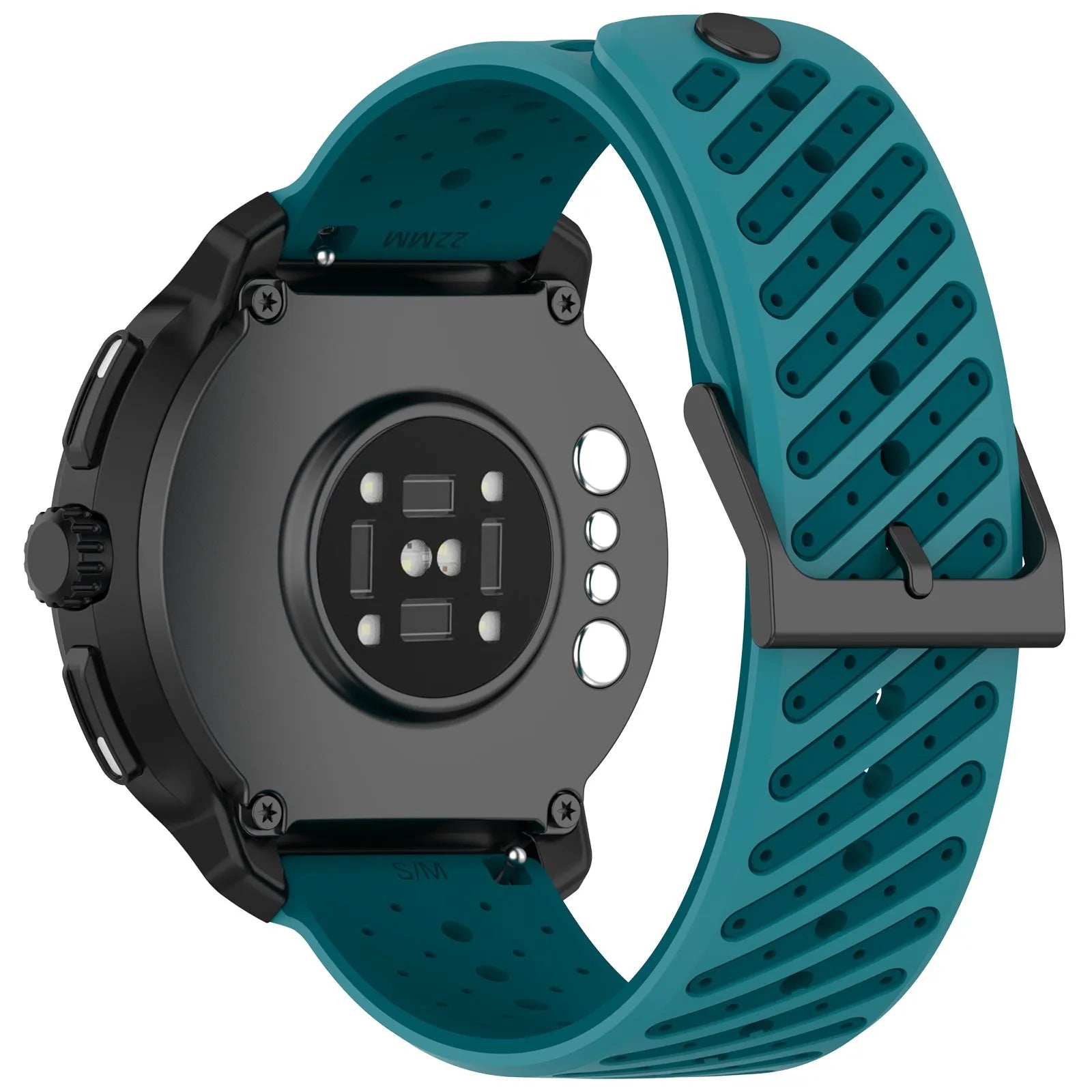 Bracelet silicone à rayures Coros Apex 2 Pro (bleu)