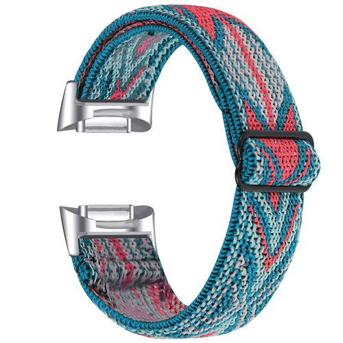 Nylon Elastic Strap, light blue mix