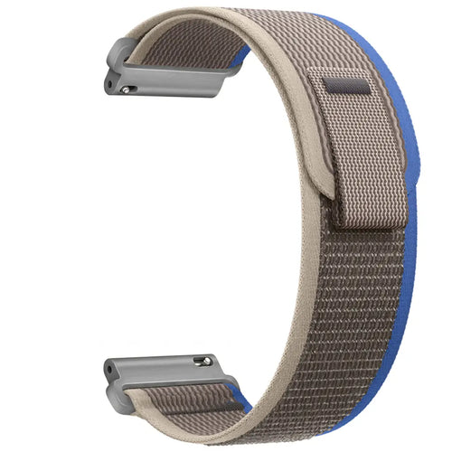 Garmin Vivomove 3 Trail Nylon Strap (Grey/Blue)
