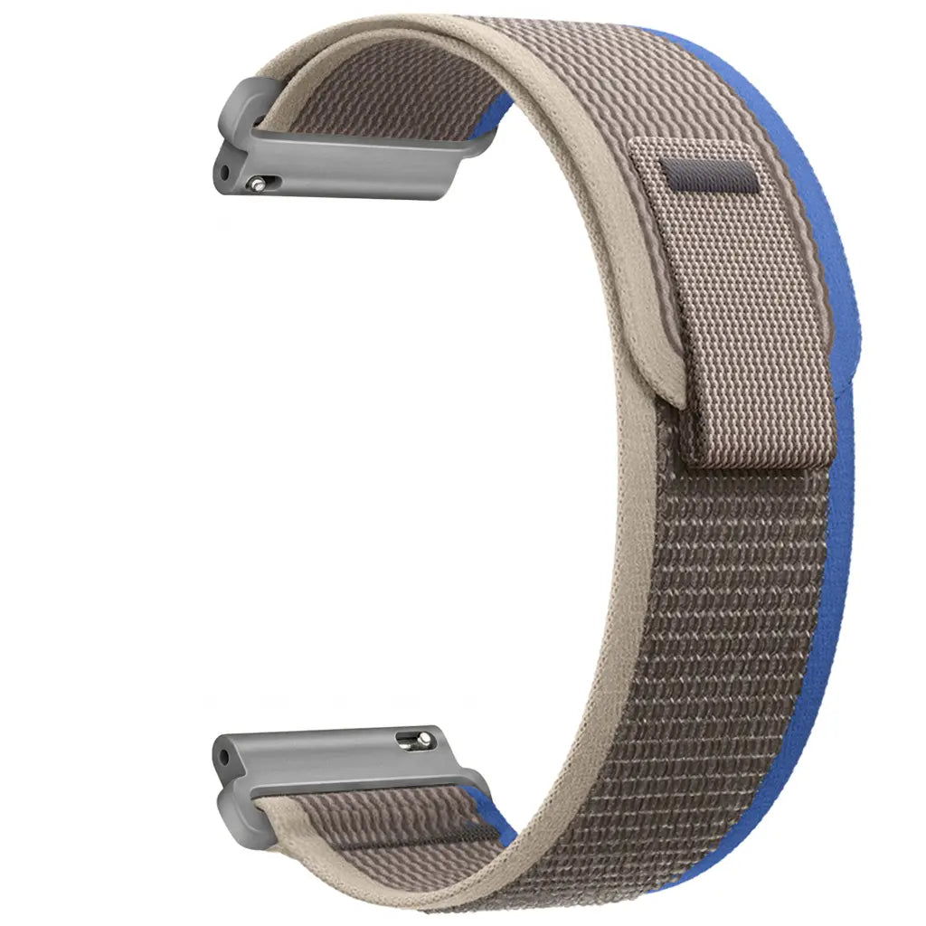 Garmin Vivomove 3 Trail Nylon Strap (Grey/Blue)