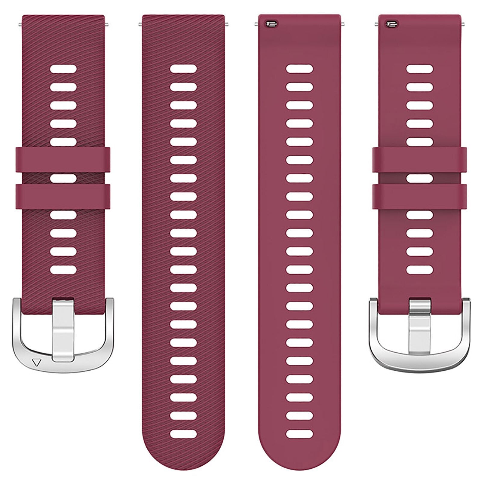 Bracelet silicone Garmin Vivomove 3 (bordeaux)