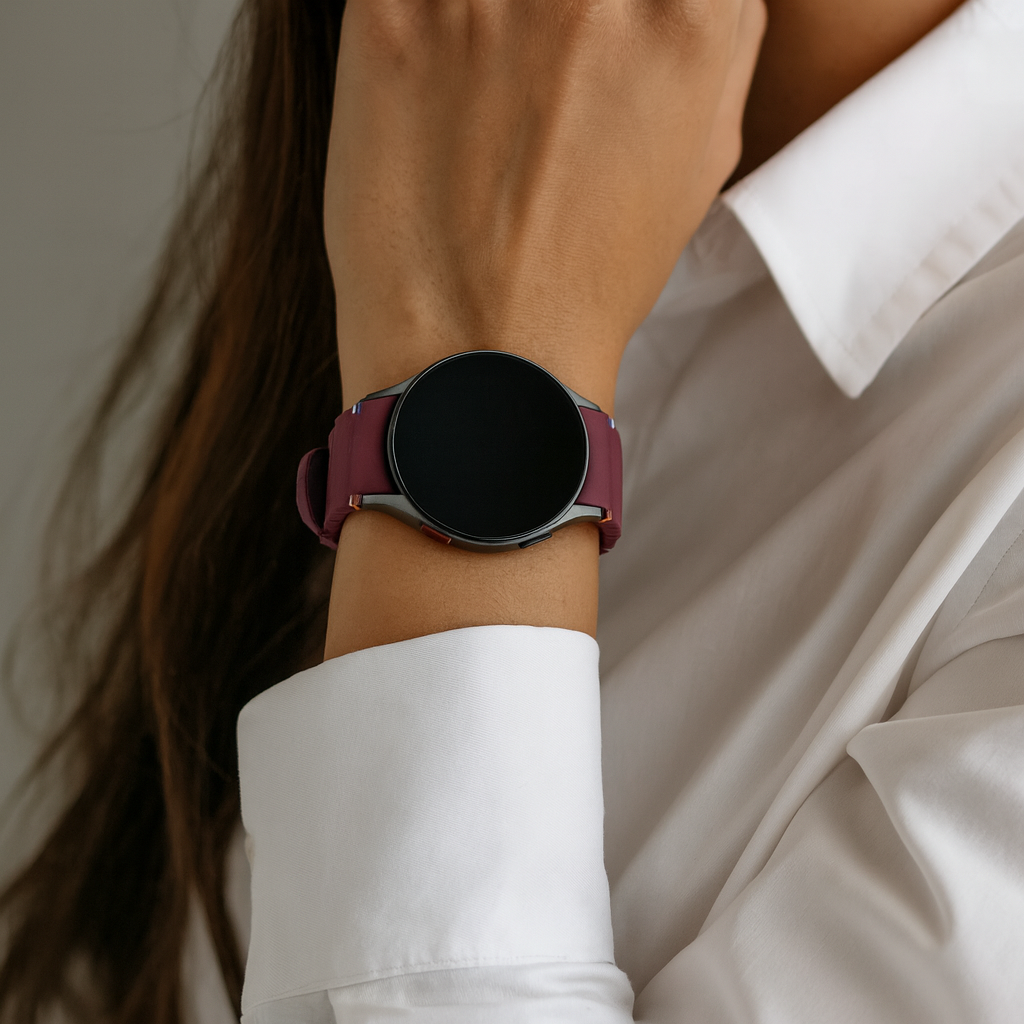 Bracelet Wave Samsung Galaxy Watch 5 - 44mm (rouge vin)