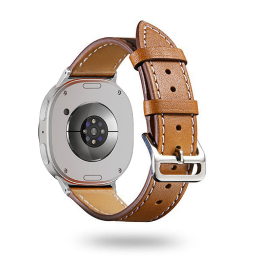 Bracelet cuir classique Samsung Galaxy Watch 8 - 44mm (marron)