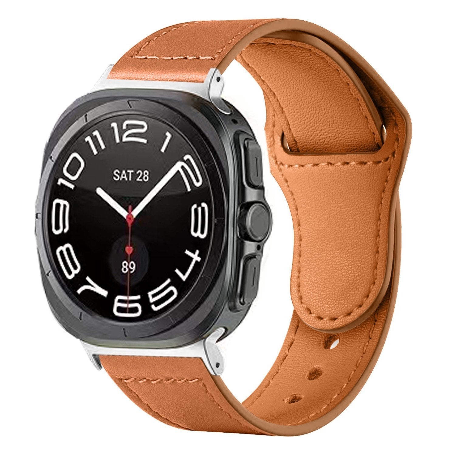 Samsung Galaxy Watch Ultra Leather Strap (Brown)