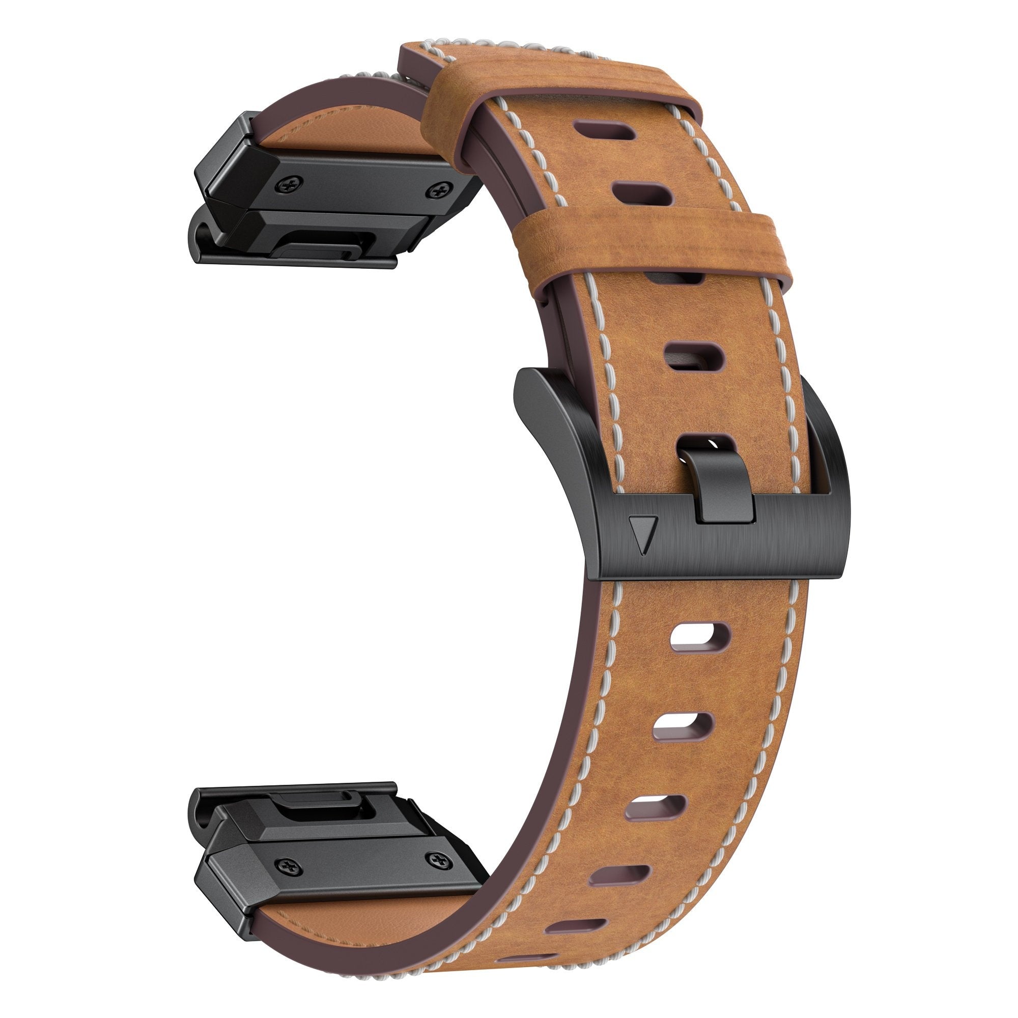 Bracelet en cuir authentique Garmin Epix Gen 2 (marron)
