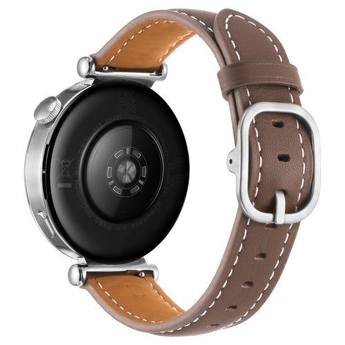 Bracelet cuir square OnePlus Watch 3 - 43mm (marron)