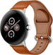 Bracelet cuir à maillons Google Pixel Watch 4 - 41mm (marron)