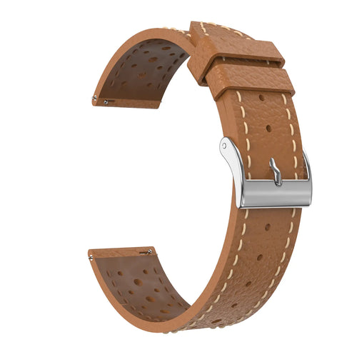 Suunto 9 Peak Pro Zephyr Leather Strap (Brown)