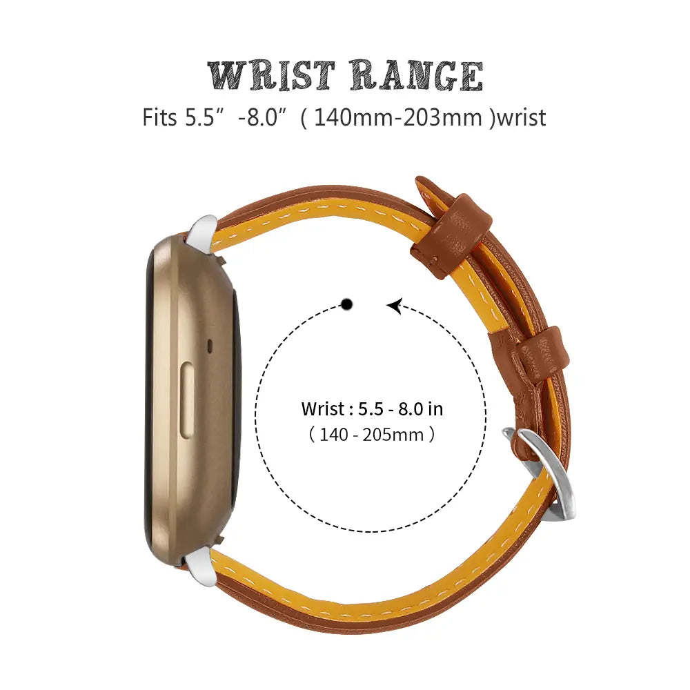 Slim Leather Strap, brown