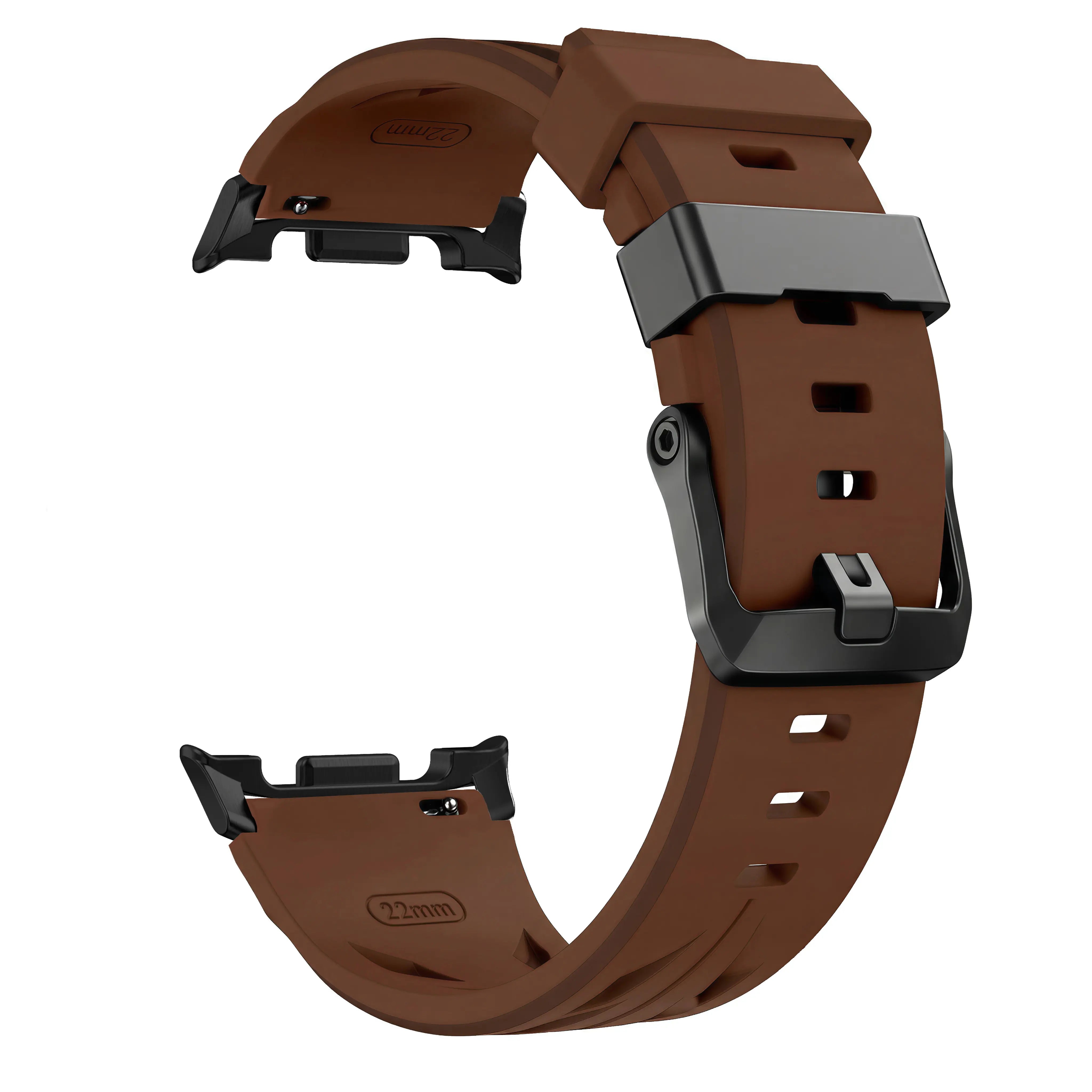 Bracelet silicone race Samsung Galaxy Watch 8 - 40mm (marron)