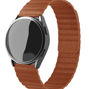Bracelet cuir Loop Amazfit GTR Mini (marron)