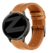 Bandz Garmin Venu 2 Leather Strap 'Classic' (Brown)