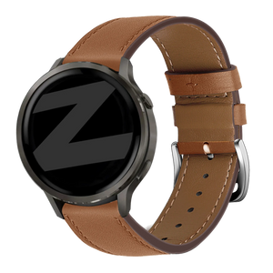 Bandz Bracelet cuir 'Deluxe' Garmin Forerunner 570 - 47mm (marron)