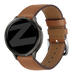 Bandz Garmin Forerunner 255s Leather Strap 'Deluxe' (Brown)
