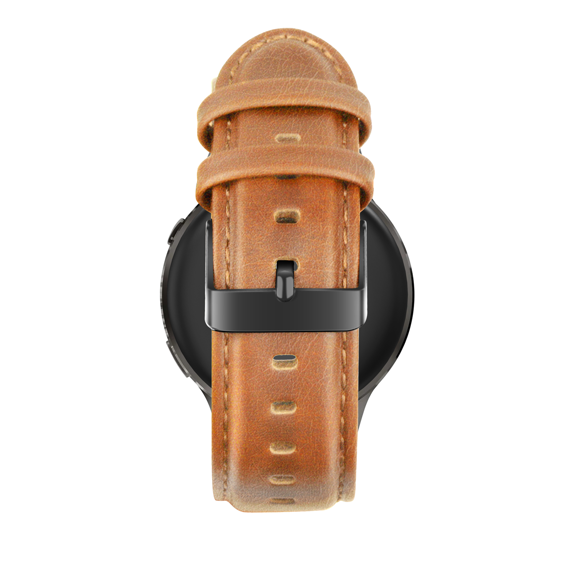 Bandz Garmin Venu 2 Leather Strap 'Classic' (Brown)