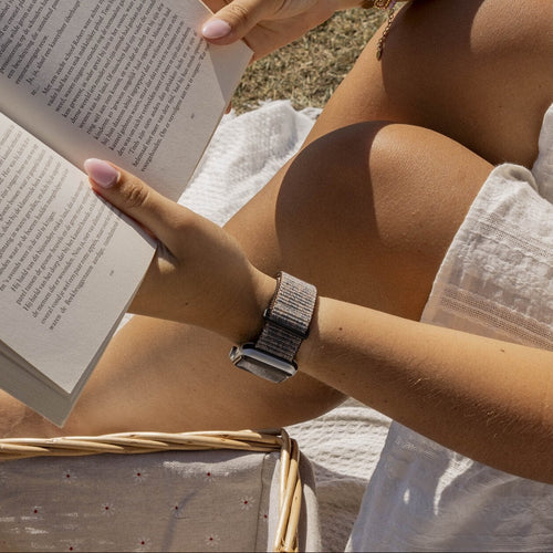 Bracelet nylon xoxo Wildhearts Apple Watch (noir léopard)