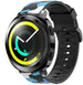 Bracelet camouflage Samsung Gear Sport (bleu)