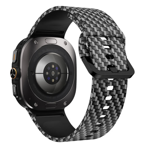 Carbon Fiber Samsung Galaxy Watch Ultra bracelet silicone