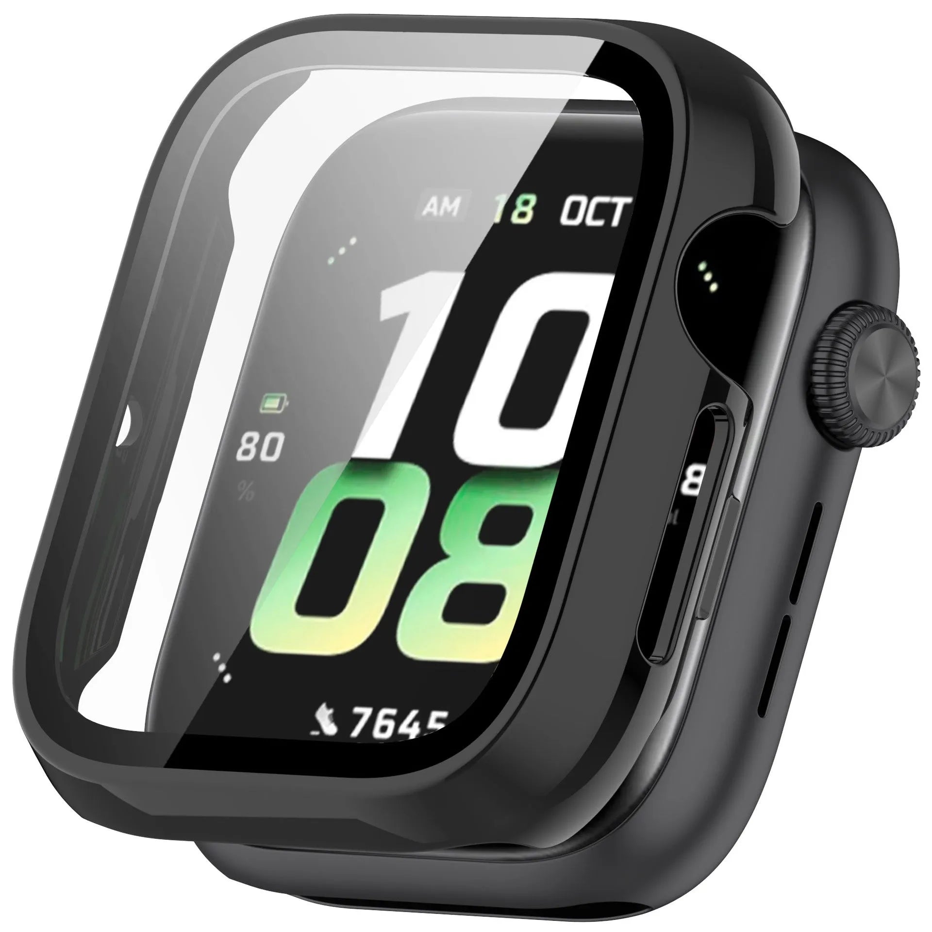 Coque rigide Honor Watch 5 avec verre (noir)