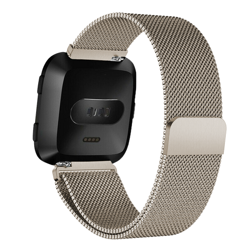 Bracelet Milanais Fitbit Versa (or champagne)