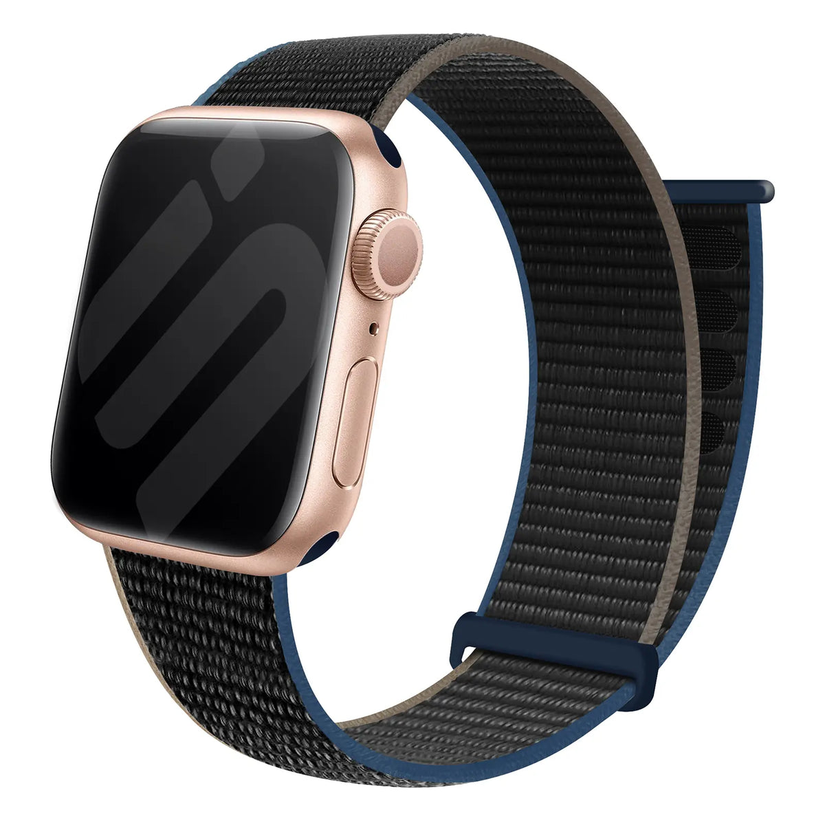 Bracelet nylon loop Apple Watch (gris anthracite)