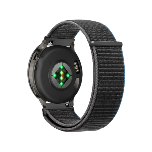 Bandz Garmin Forerunner 265 Nylon Loop Strap (Charcoal)