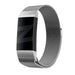 Bandz Fitbit Charge 4 Milanese Loop Strap (Silver)
