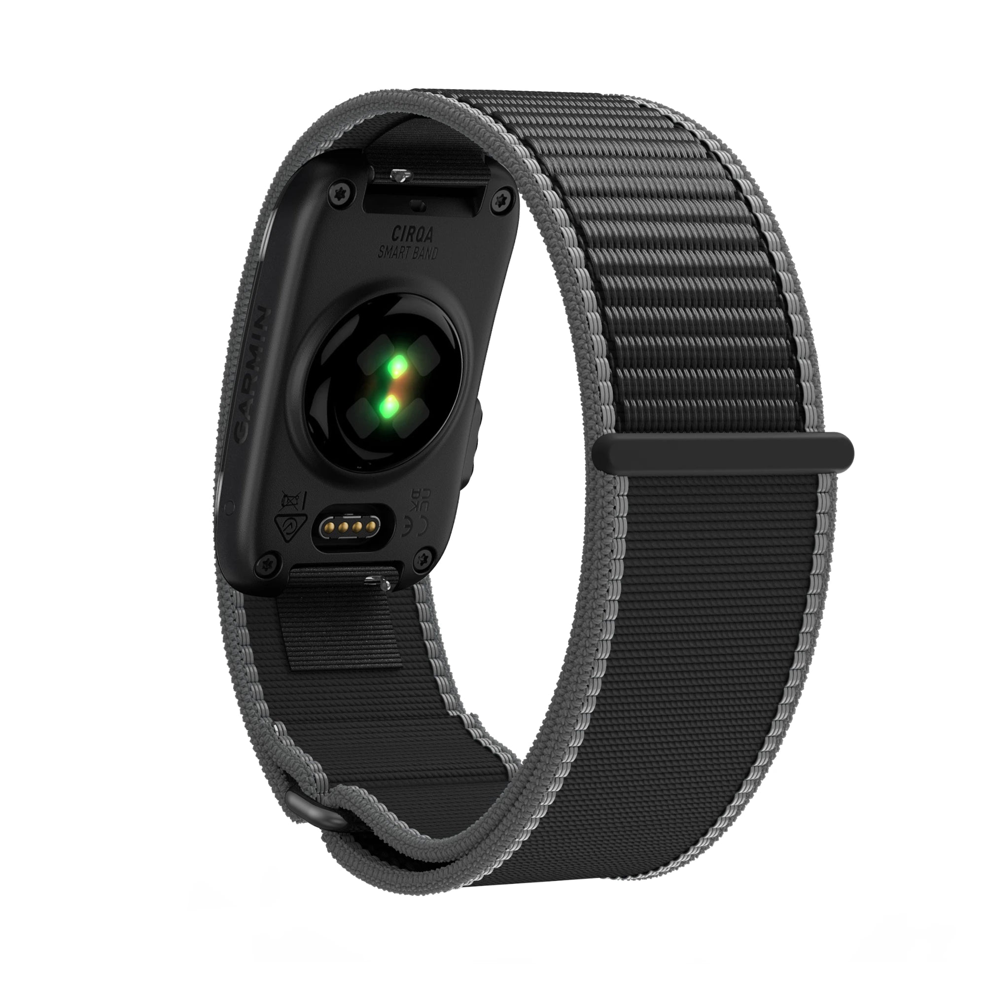 Bandz Bracelet nylon 'Classique' Garmin Cirqa (gris anthracite)