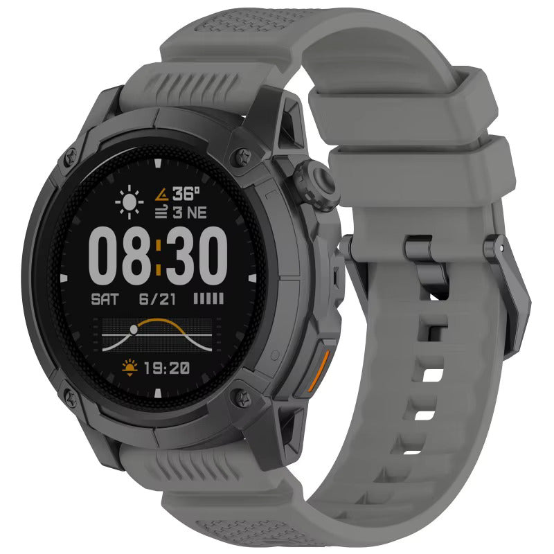 Coros Apex 4 - 46mm Silicone Strap (Grey)