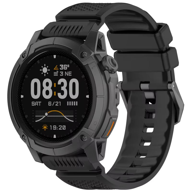 Coros Nomad Silicone Strap (Black)