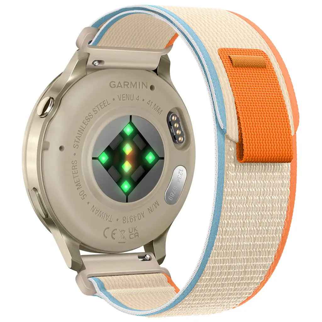 Garmin Vivomove Style Trail Nylon Strap (Creme)