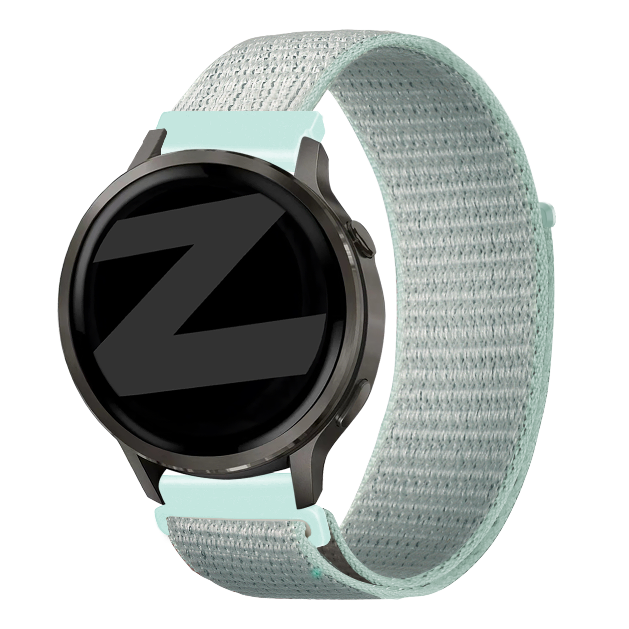 Bandz Garmin Vivomove 3 Nylon Loop Strap (Light Cyan)