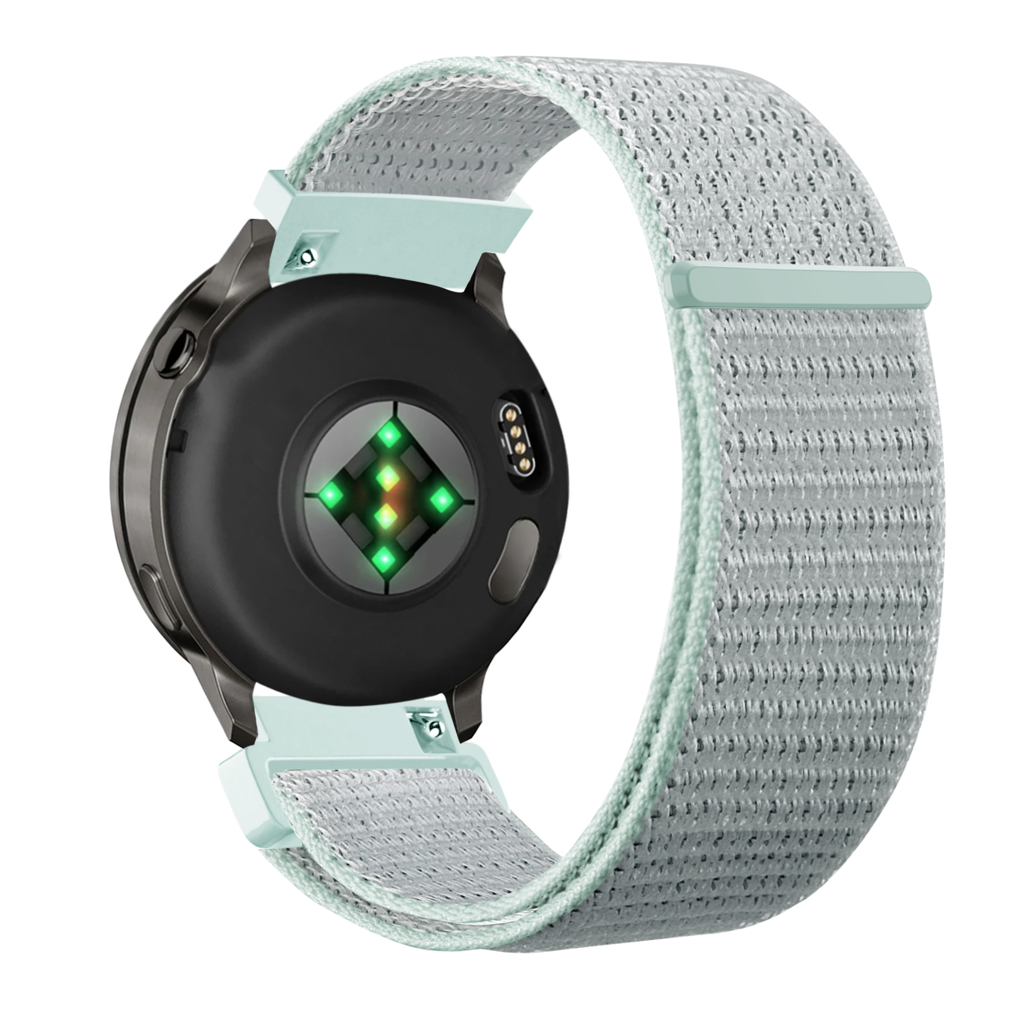 Bandz Garmin Vivomove 3s Nylon Loop Strap (Light Cyan)