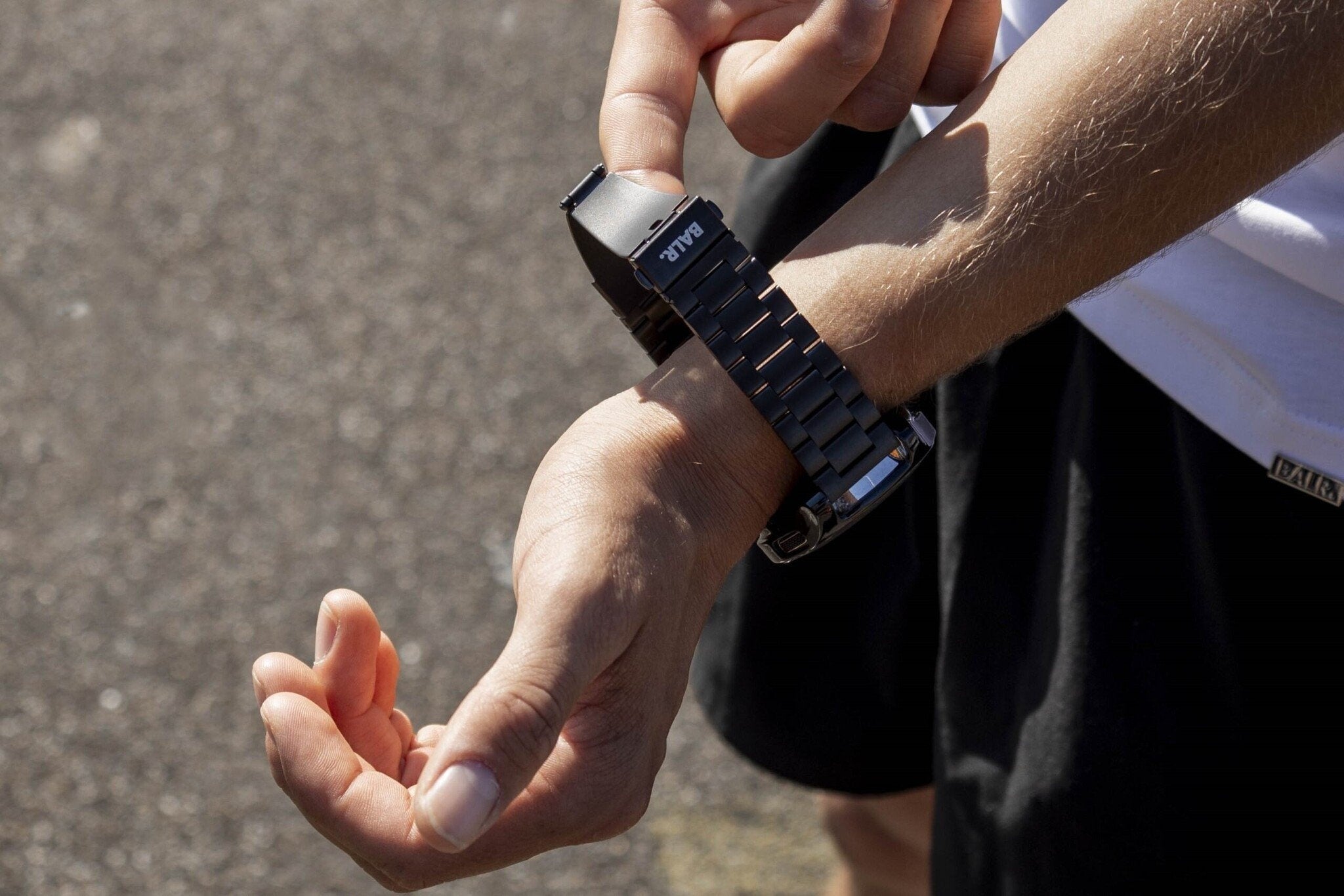 BALR Bracelet acier Amazfit GTR 2 (noir)