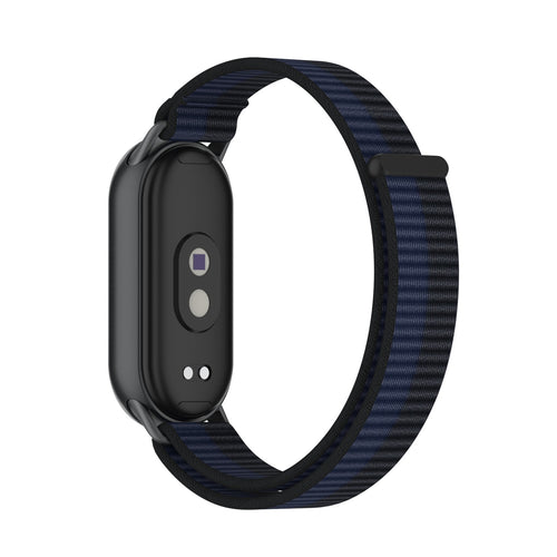 Bracelet nylon moderne Xiaomi Smart Band 9 (bleu foncé)