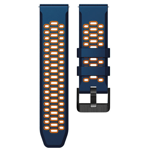 Bracelet sport avec boucle Coros Apex 4 - 46mm (bleu/orange)