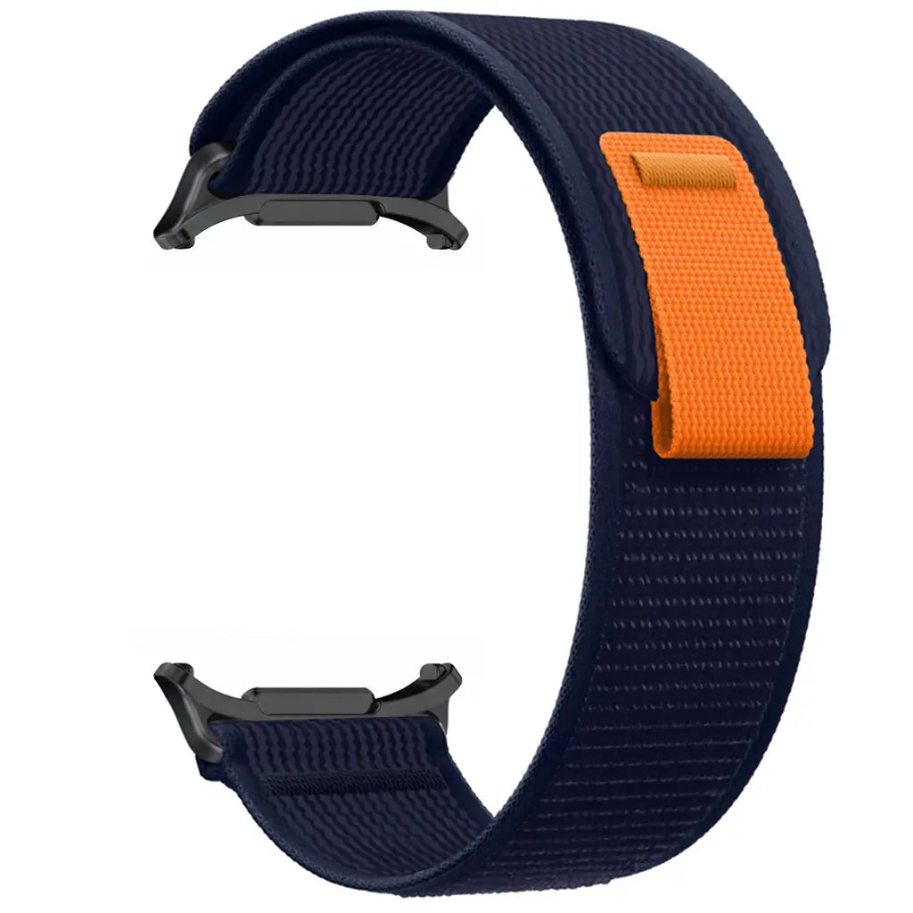 Bracelet nylon trail Samsung Galaxy Watch Ultra (bleu foncé)