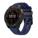 Bracelet silicone race Garmin Epix Pro (Gen 2) 51mm (bleu foncé)