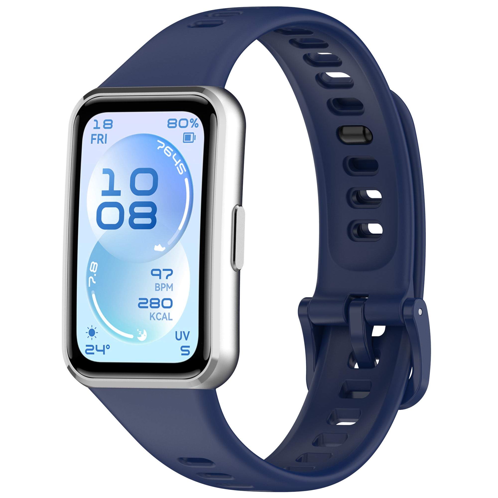 Bracelet silicone Huawei Band 11 Pro (bleu foncé)