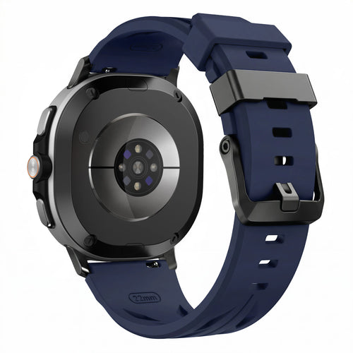 Bracelet silicone race Samsung Galaxy Watch 8 - 44mm (bleu foncé)