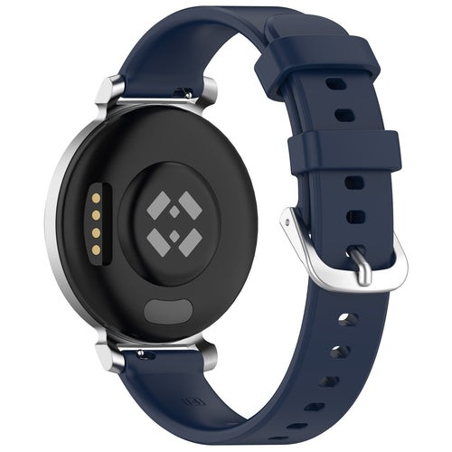 Bracelet silicone classique Pebble Round 2 - 14mm (bleu foncé)