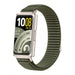 Bracelet nylon ondulé Huawei Band 11 Pro (vert foncé)