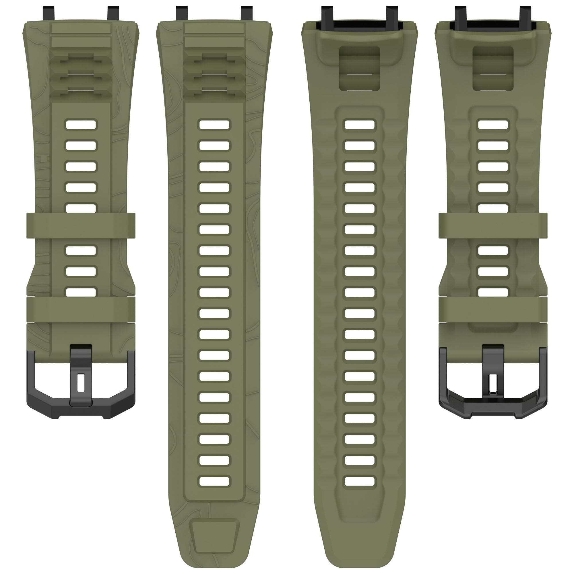 Bracelet silicone Amazfit T-Rex 3 (vert foncé)