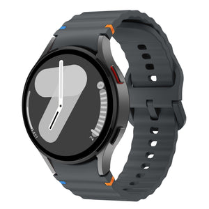 Bracelet ondulés Samsung Galaxy Watch 4 44mm 7 - 40mm (graphite)