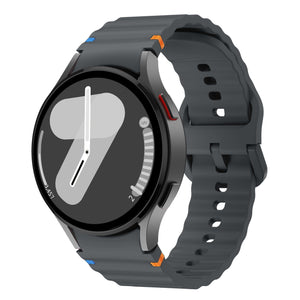 Bracelet ondulés Samsung Galaxy Watch 4 44mm 7 - 44mm (graphite)