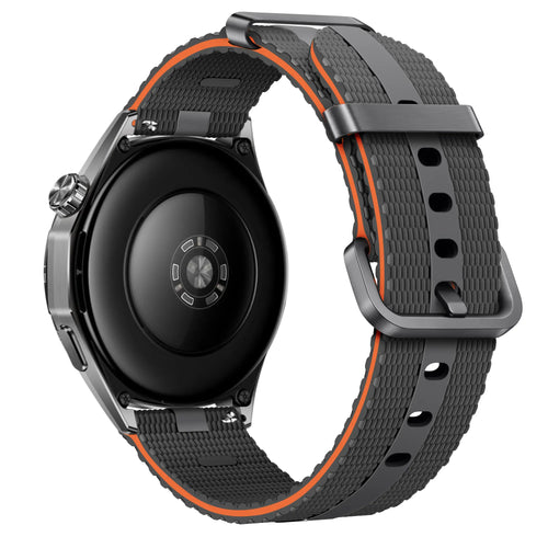 Bracelet active silicone Coros Pace 2 (gris foncé/orange)