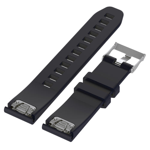 Bracelet silicone brillant Garmin D2 Delta S (bleu foncé)